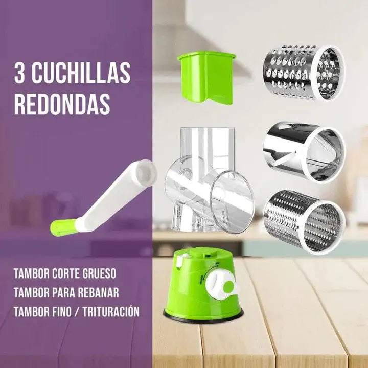 GiroChef: Rallador Giratorio 3 en 1