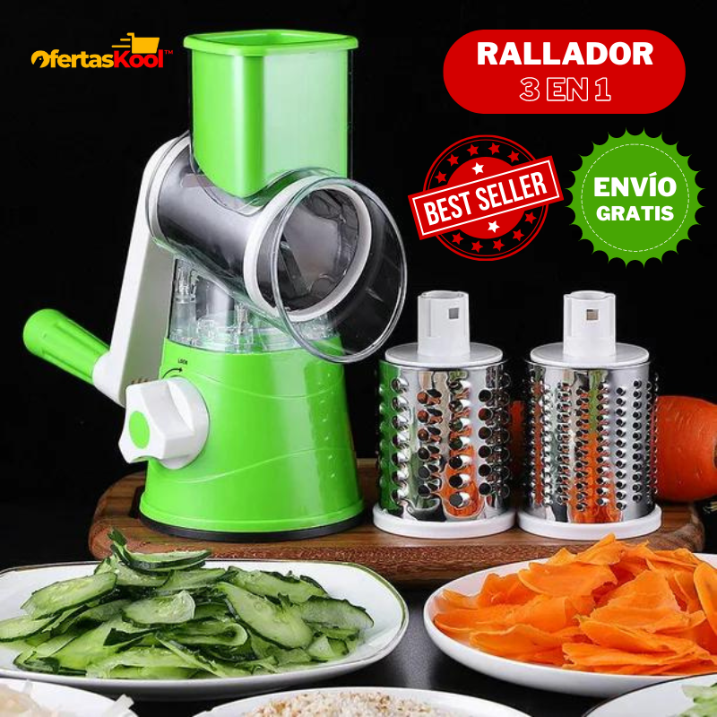 GiroChef: Rallador Giratorio 3 en 1